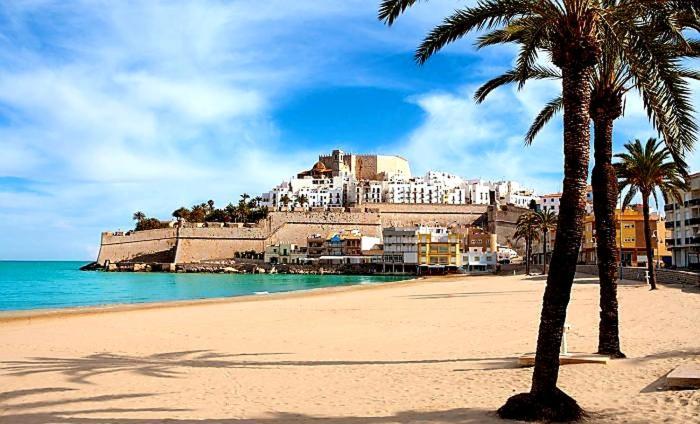 Atico Aqua Peniscola, 1ª Linea De Playa, Parking Y Piscina Daire Dış mekan fotoğraf