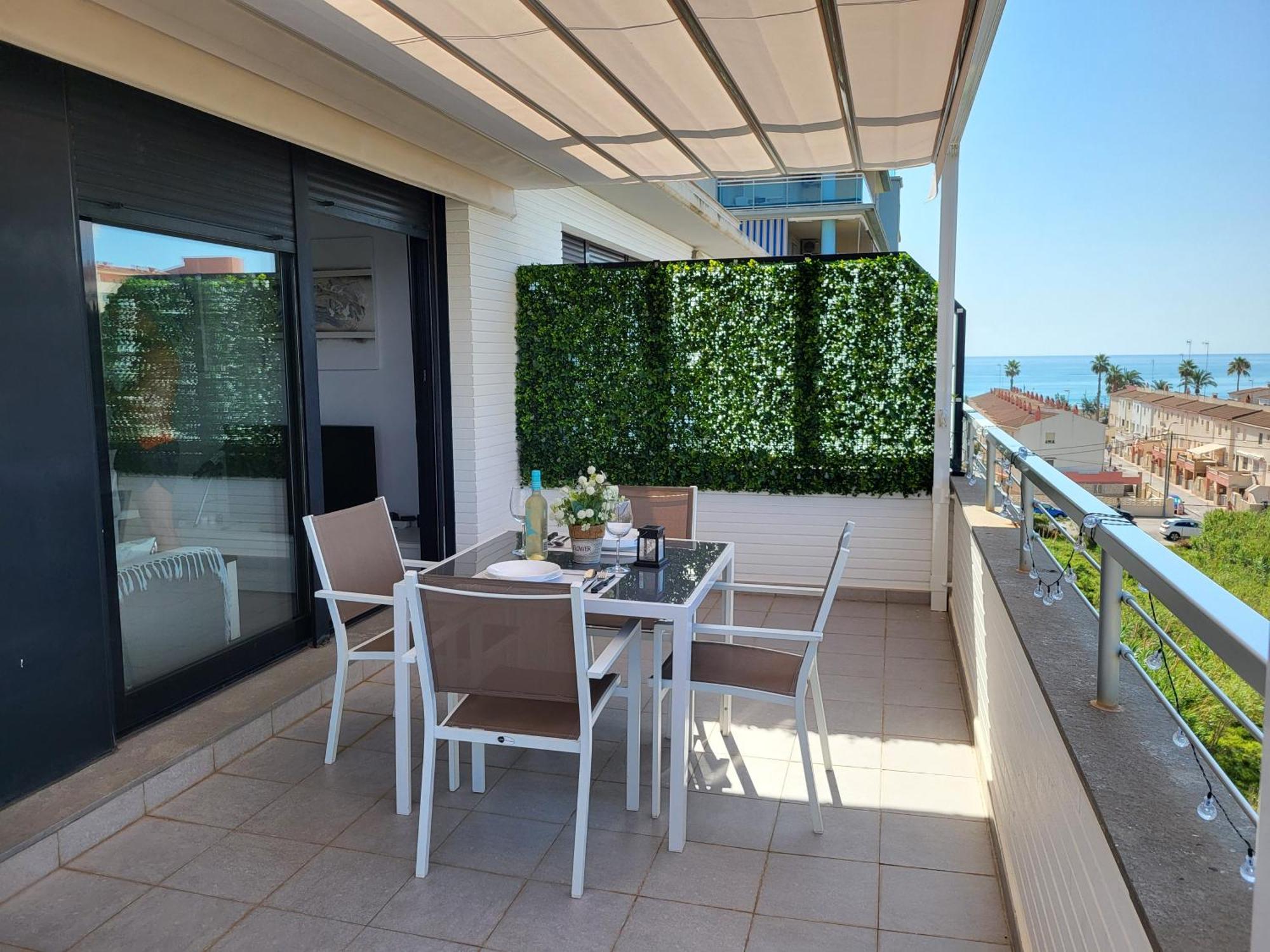 Atico Aqua Peniscola, 1ª Linea De Playa, Parking Y Piscina Daire Dış mekan fotoğraf